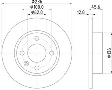 2x Mintex Discs Front fits