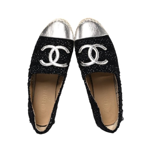 Chanel shoe metallic - chanel,