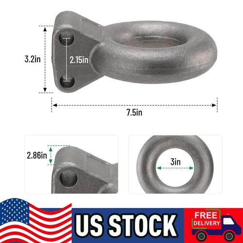 Forged steel pintle - steel, hitch