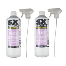 Glass Cleaner Spray SX Siroflex Trade Strength 1L For Windows & Door TWIN PACK