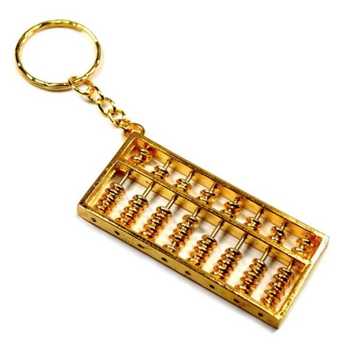 Abacus keychain metal - abacus,