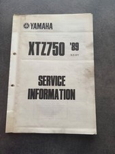 Yamaha XTZ750 1989 Workshop