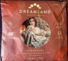 Dreamland Intelliheat Faux Fur Warming Throw Fallow Deer