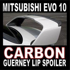 Carbon Rear Gurney Flap lip Spoiler "Fits" Mitsubishi Evo EVOLUTION 10 EVO X