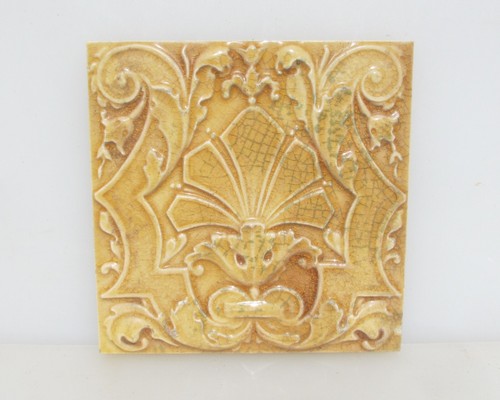 Antique ceramic tile vintage - ceramic,