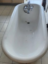 Roll Top Bath, Cast Iron on Legs