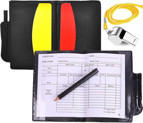 Referee card set sports - referee, set,