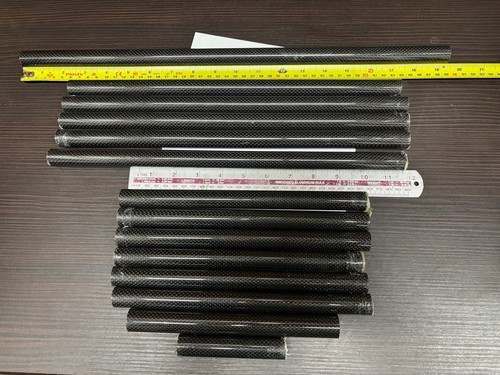Carbon fibre tube gloss - carbon, job