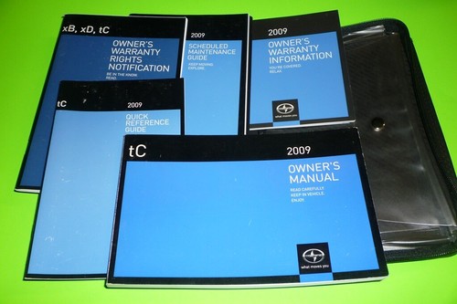 2009 scion owners manual - tc,