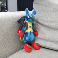 Pokemon Mega Lucario Plush Soft Toy Teddy - UK SELLER 🇬🇧 