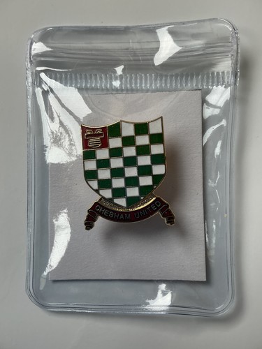Football crest pin badge - badge,