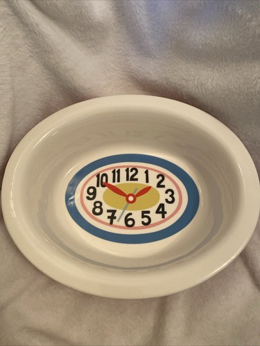 Clocks pie dish - clocks, by