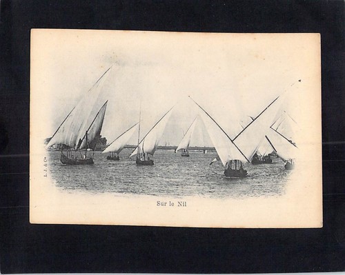 I1452 egypt suez fishing - egypt, boats