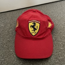 Vintage Official Ferrari Shell Helix Red Baseball Cap Hat 2002 F1 Formula One 
