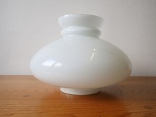 Vintage opaline glass oil lamp