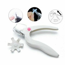 White False Nail Tip Cutter Clipper Nails Edge Trimmer Salon Manicure Tool UK