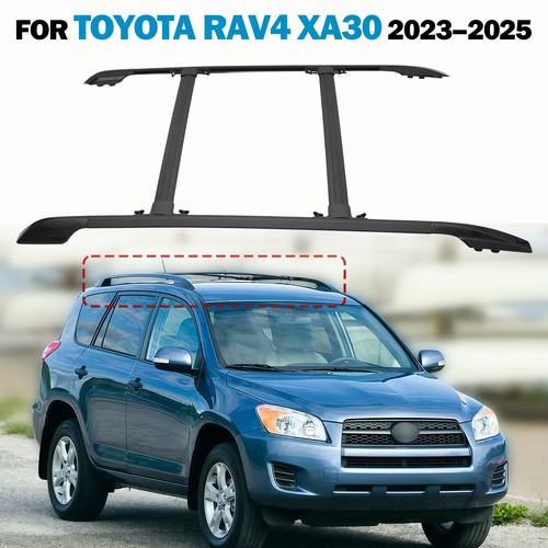 Aluminium black roof rails - aluminium,