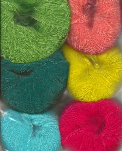 25g balls rowan kidsilk - x,
