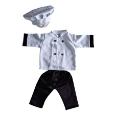 Newborn Photo Props Cook Costume Hat & Tops Baby Photography Costume