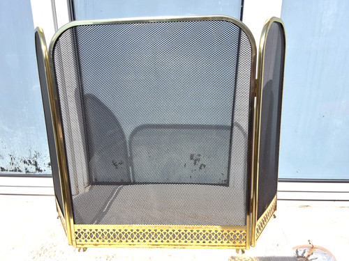 Vintage folding panel - folding, gold