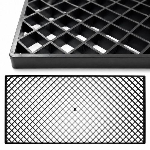 Diamond cut filter grids - diamond,