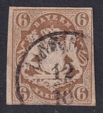 BAVARIA 1868 Arms 6k Pale