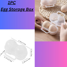 OUTDOOR CAMPING PLASTIC EGG BOX BARBECUE PICNIC PORTABLE EGG STORAGE BOX