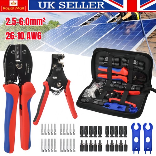 Solar crimping tool ratcheting - solar,