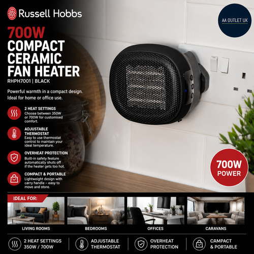 Russell hobbs rhph7001 700w - hobbs,