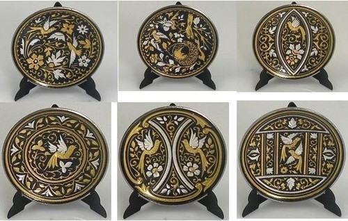 Damascene gold silver - gold/silver, dove
