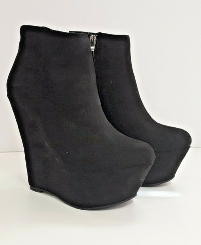 Women ladies faux suede black - women,