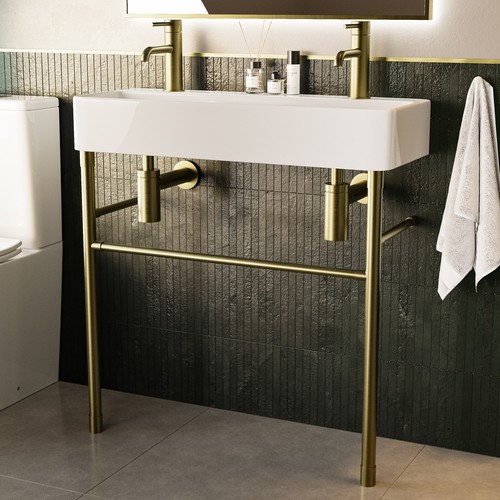 800mm tap holes double - double, basin