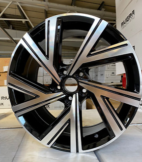 Black pol alloy - alloy, wheels