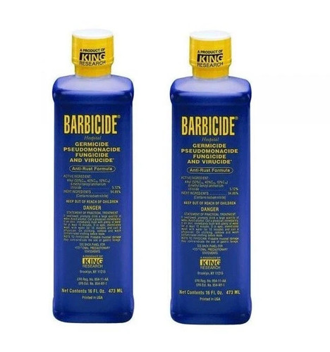 Barbicide disinfectant - barbicide,