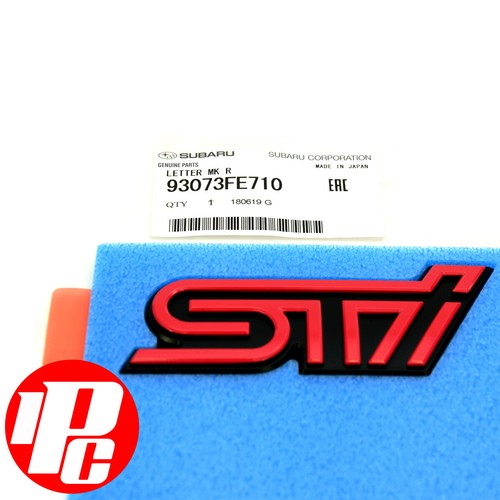 Genuine sti boot badge fits - genuine,