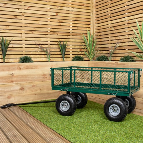 Heavy duty green metal garden - green,