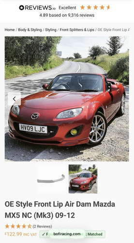 Oem style front - front, lip