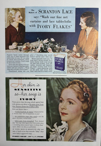1936 ivory flakes soap - flakes,