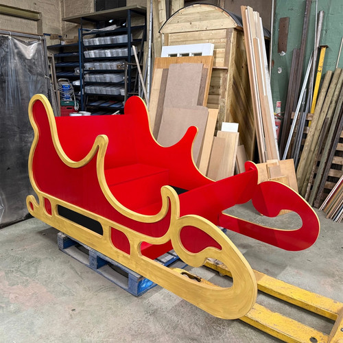 Life size santa - santa, sleigh
