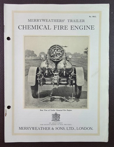 1930 merryweather trailer - merryweather,