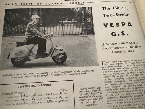 Douglas vespa 150 period 1956 - vespa,
