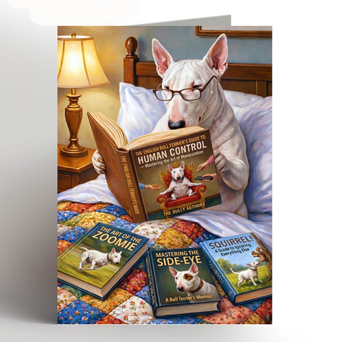 Funny english bull terrier - bull,