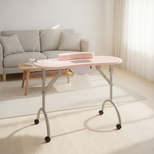 Pink folding manicure nail - folding,