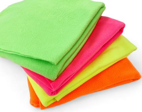 Luminous neon fleece fabric - fleece,