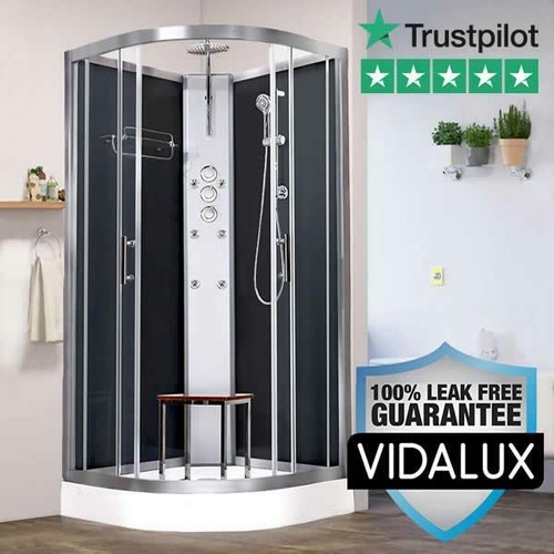 Vidalux pure 900 black - black, shower