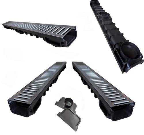 Drainage channel driveway - drainage, driveway&