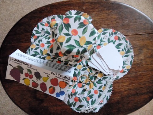 Oranges and lemons fabric jam - oranges,