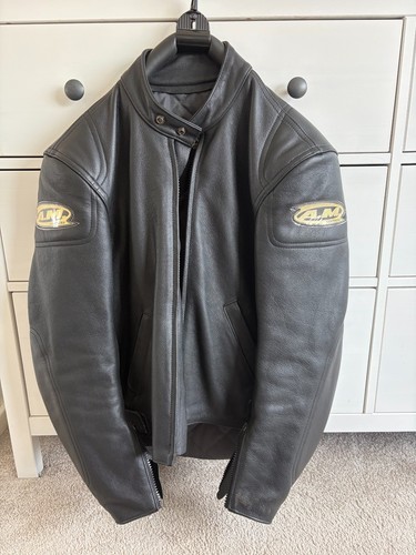 Leathers uk black leather - leathers,