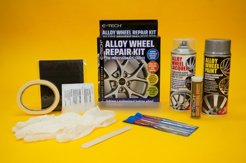 Alloy wheel repair kit silver - kit,