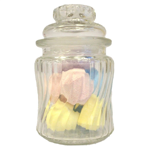 Candy jars swirl ribs - jars,